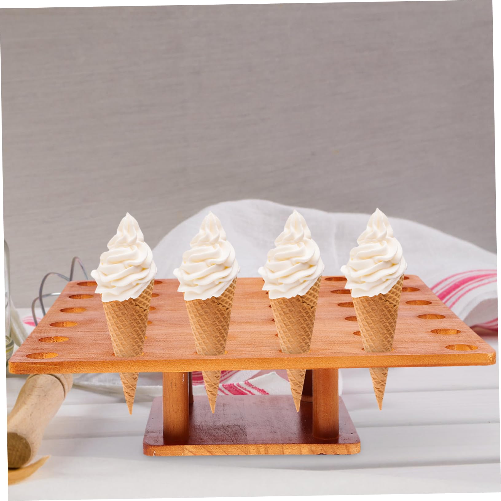 ソフトクリームスタンド 木製 wooden soft cream 木製ソフトクリーム